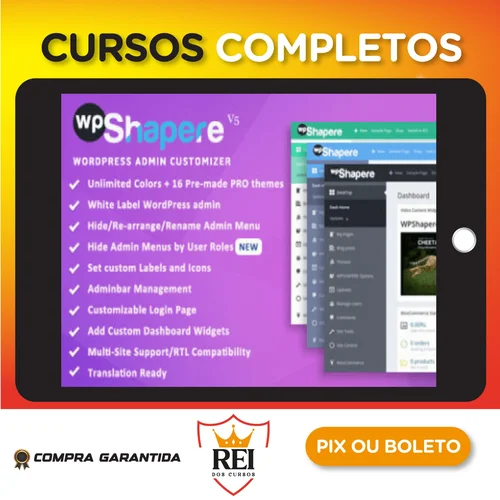 WPShapere WordPress Admin Theme - v7.0.8