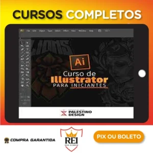 Curso de Adobe Illustrator (Básico ao Avançado) - Palestino Designer