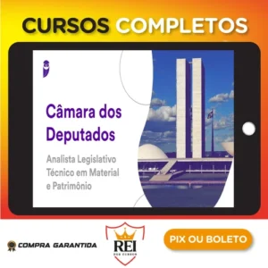 Pacotaço Câmara dos Deputados (Analista Legislativo: Técnico em Material e Patrimônio) 2023 Pré-Edital - Estratégia Concursos