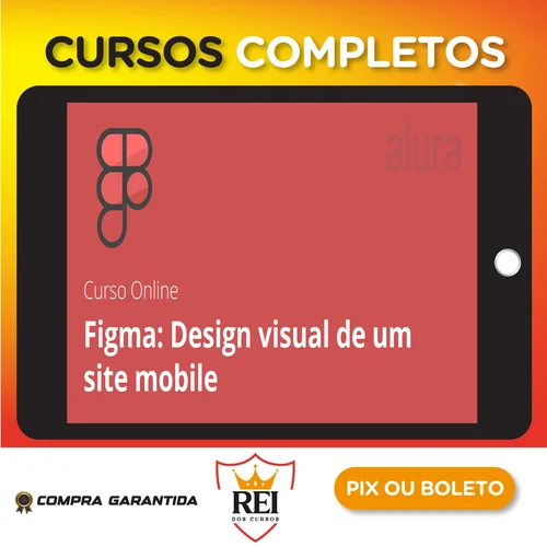 Alura: Figma, Design Visual de um Site Mobile - André Lisboa