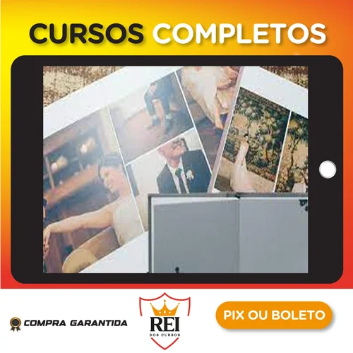 Design e Diagramação para Álbuns de Casamento - Fabio Borgatto e Julia Seloti